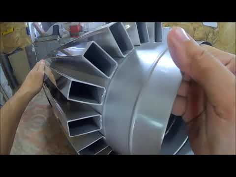 Видео: Труба - радиатор для камина по новому.