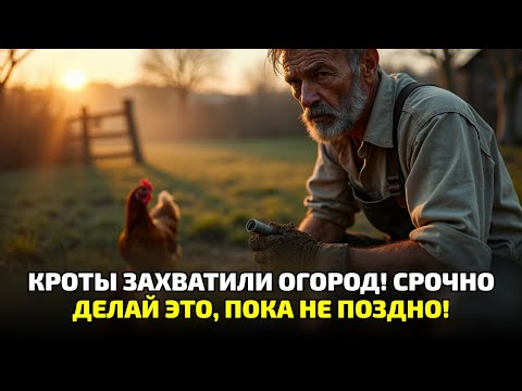 Видео: Не делай ЭТО, если появился крот! Иначе весь огород пойдёт под землю!