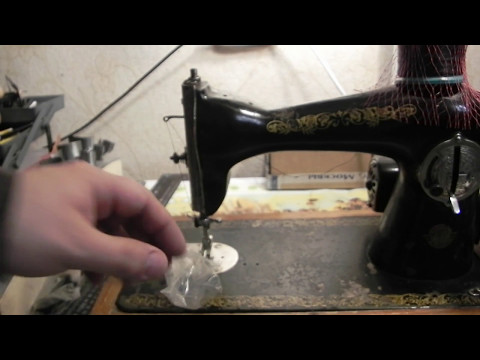 Видео: Дешевая швейная машинка для работы с кожей (Подольск). Cheap sewing machine for working with leather