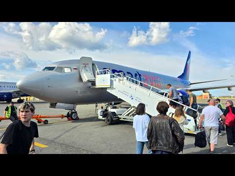 Видео: Boeing 737-800 а/к Смартавиа | Рейс Мурманск — Санкт-Петербург