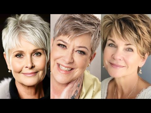 Видео: Стрижка для женщин 50+, 60+ и 70+ — женская стрижка
