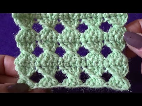 Видео: Узор Песочные часы - Hourglass Pattern