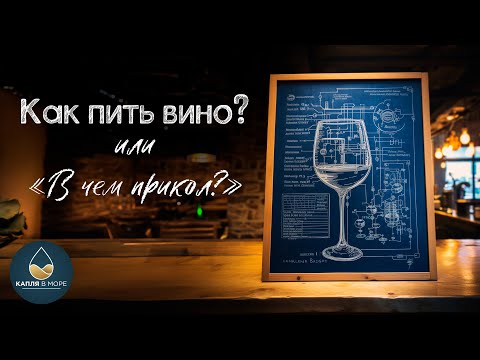 Видео: Учимся пить вино. С чего начать? На что обратить внимание?