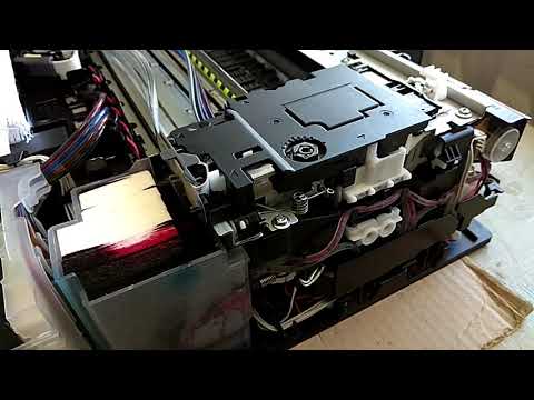 Видео: Brother MFC 525W Прокачка чернил 2