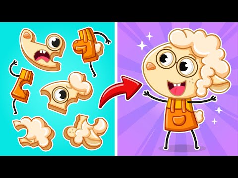 Видео: Веселая Головоломка! | Собираем Пазлы и Другие Детские Мультики | Крошка Мими