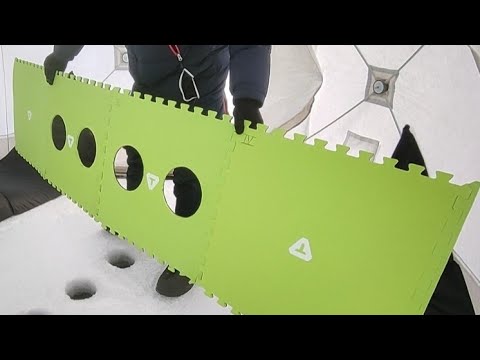 Видео: Новый пол в зимнюю палатку следопыт премиум 5 стен.