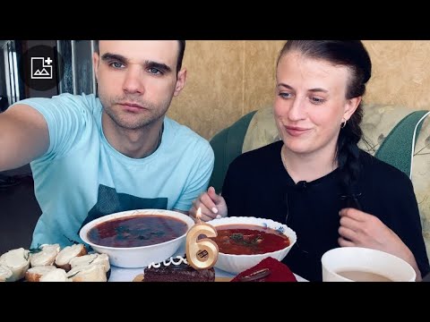 Видео: ПРАЗДНИЧНЫЙ МУКБАНГ 6 ТЫСЯЧ НА КАНАЛЕ БОРЩ/ КУРИЦА/ ТОРТЫ КРАСНЫЙ БАРХАТ И ПРАГА #asmr #mukbang