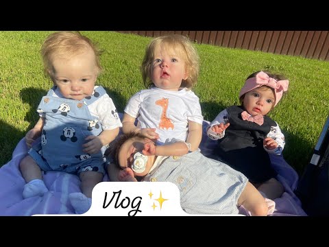 Видео: Vlog✨ Утро с четырьмя реборнами 🤗Лиам не слушается и психует 🤦🏼‍♀️/Morning with four reborn dolls 🫶