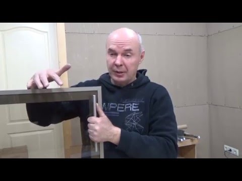 Видео: Установка ручки на стекло через алюминиевый рамочный профиль