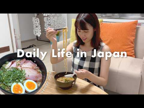 Видео: Настоящая жизнь в Японии 🇯🇵 Приготовление домашнего рамена｜Крем-сода｜Уютный выходной день в Японии
