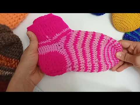 Видео: Извязала 1800гр остатков пряжи! Сколько связала ? Итоги #сп_носочный_бум3