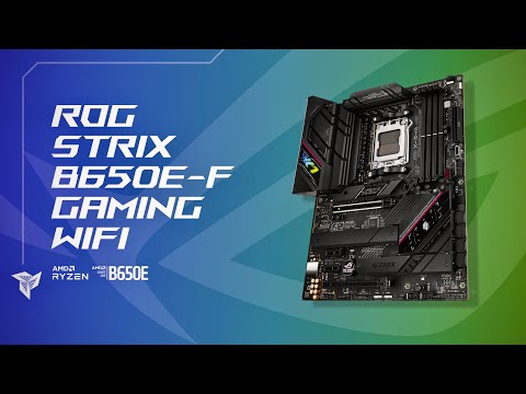 Видео: Распаковка и обзор ASUS ROG Strix B650E-F Gaming WiFi | Материнская плата для Ryzen AM5