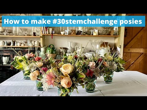 Видео: Как сделать букеты #30stemchallenge в бокалах для бассейна @CasabyJJ