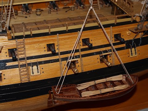 Видео: 67. Модель корабля- ROYAL WILLIAM- 1719. /1:48/. ОКНА