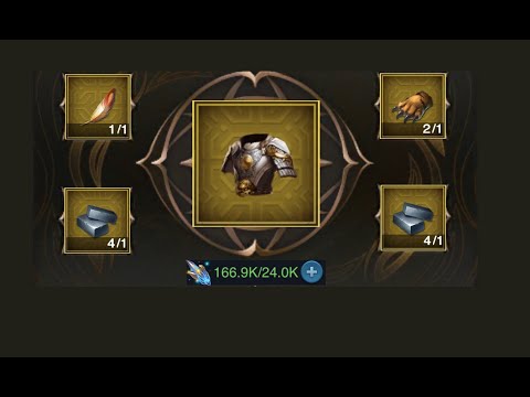 Видео: Экипировка. Часть 2. Изготовление. Как сделать золотую экипировку. Rise Of Empires