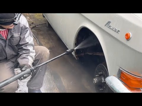 Видео: СПУСТЯ 40 лет. ЧАСТЬ 5: МОЙКА ГАЗ 24 ВОЛГА 1976 года 64.000 км пробег