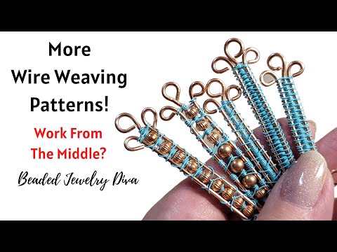 Видео: Еще больше схем плетения из проволоки — 3 основные проволоки — Новинка!