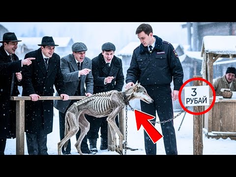 Видео: Офицер спас умирающего, истощенного волка за 3 рубля... и эта доброта разоблачила ужасный заговор.