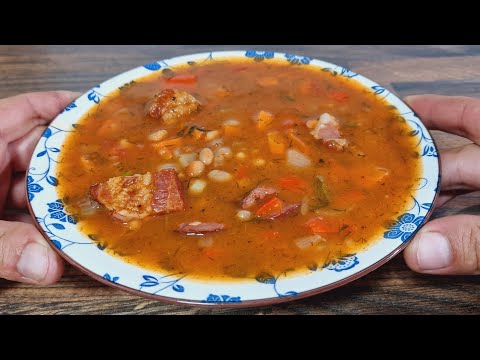 Видео: Знаменитый венгерский фасолевый суп! Так вкусно готовлю на все праздники!