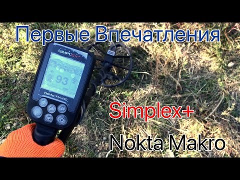 Видео: Nokta Makro Simplex Plus  ПЕРВЫЕ ВПЕЧАТЛЕНИЯ