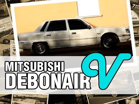 Видео: Старый ЛАКШЕРИ ОТ МИТЦУБИСИ! - Mitsubishi DEBONAIR V, 1988, 6G71