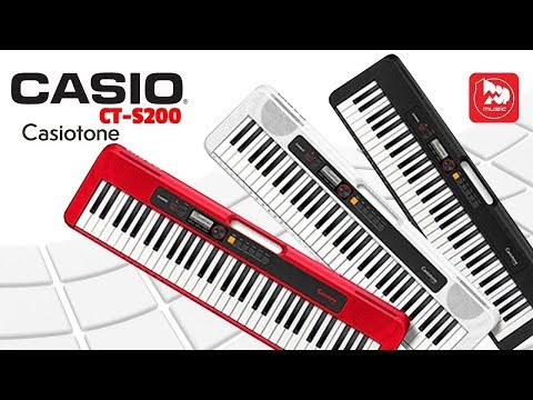 Видео: Синтезатор CASIO CT-S200 ( новая модель серии Casiotone)