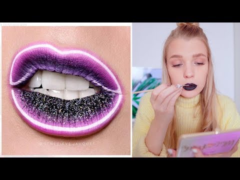 Видео: НЕВЕРОЯТНЫЙ МАКИЯЖ ГУБ из INSTAGRAM 💄 RINA