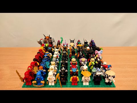 Видео: Обзор всей моей коллекции минифигурок Lego Njnjago / Лего Ниндзяго фигурки