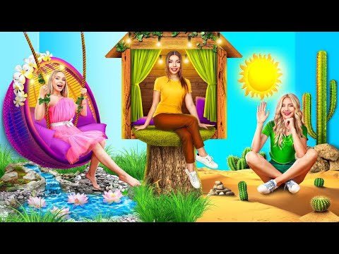 Видео: Секретна Кімната Для Трійнят! Дівчина Квітка, Дерево і Кактус