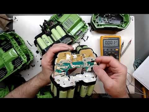 Видео: Ремонт аккумулятора EGO 4.0AH №2 (проводка BMS)