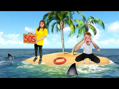 Видео: Попали на НЕОБИТАЕМЫЙ остров и застряли в пустыне! Кто нам поможет? 3 в 1 Сборник видео