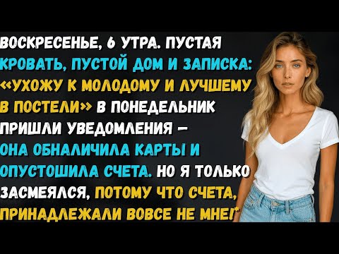 Видео: Жена оставила записку, обнулила счета и сбежала_ «Нашла моложе и лучше в постели»