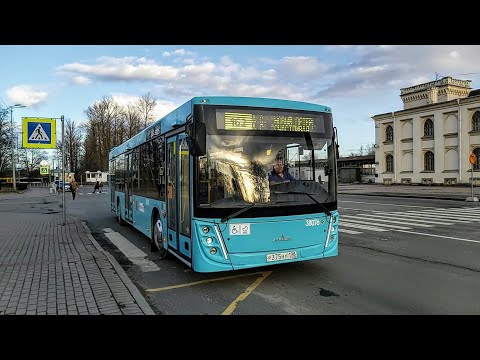 Видео: Автобус, маршрут №162 МАЗ-203.947 б.38076 (10.04.2022) Петергоф/Санкт-Петербург