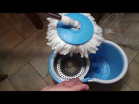 Видео: Ведро с отжимом и шваброй Spin Mop 360