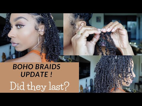 Видео: ОБНОВЛЕНИЕ и удаление кос Boho Braids