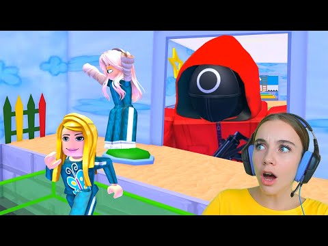 Видео: КОМАНДНЫЙ ПОБЕГ ИЗ ИГРЫ КАЛЬМАРА вместе С АЛЁНОЙ в ROBLOX!