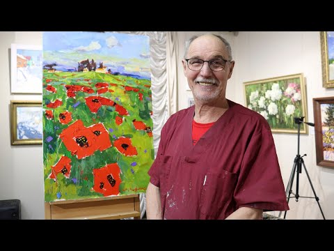 Видео: Мастер-класс Владимира Кожевникова в Галерее Живописи 20 Века