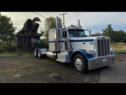 Видео: 6 Октября, Купил Peterbilt 389 за $65,000 2014 год, ISX15, 48” flattop Longhood