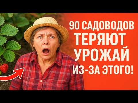 Видео: 90% САДОВОДОВ ТЕРЯЮТ УРОЖАЙ ИЗ-ЗА ЭТОГО! 4 Этапа Подготовки Клубники к Зиме.