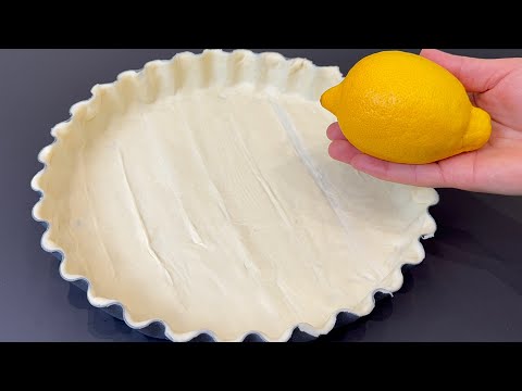 Видео: Если у вас есть 1 лимон 🍋 и слоёное тесто! Приготовьте этот восхитительный десерт всего за