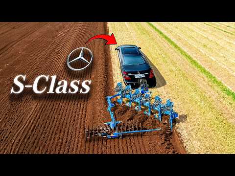 Видео: S-Class против ПЛУГА - ЧТО БУДЕТ?