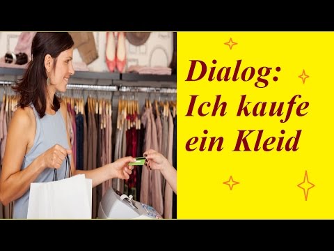 Видео: Im Kleidergeschäft/в магазине одежды