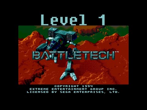 Видео: Battletech (MechWarrior) ● SEGA ● 1 Уровень ● Прохождение