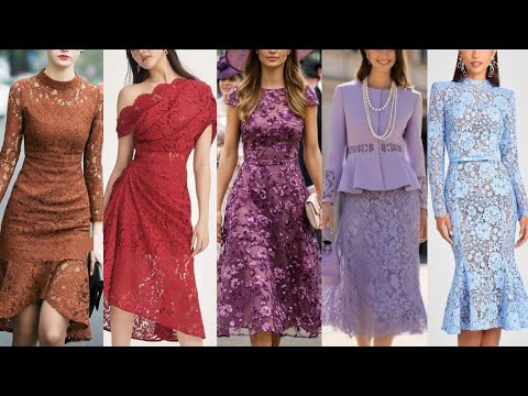 Видео: Красивые и элегантные кружевные платья для вашего зимнего мероприятия.