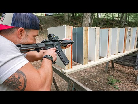 Видео: Сколько домов на самом деле пробьет пуля???