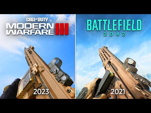 Видео: Call of Duty MW III против Battlefield 2042 — Сравнение Физики и Деталей