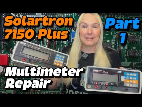 Видео: Ремонт настольного мультиметра Solartron 7150 Plus, часть 1