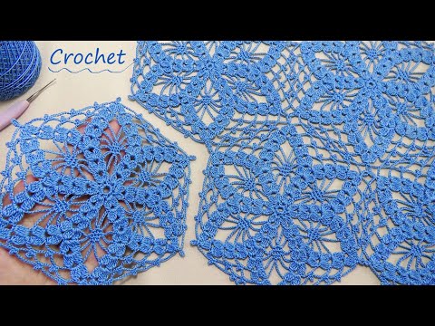 Видео: Очаровательный цветочный мотив ВЯЗАНИЕ КРЮЧКОМ подробный МК 🌺Easy Crochet floral motifs pattern🌺