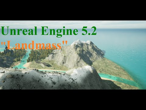 Видео: Unreal Engine 5.2 Landmass (Создание гор)