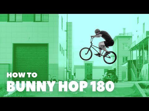 Видео: Как сделать ванети банихоп на BMX? (How To 180 Bunny Hop)